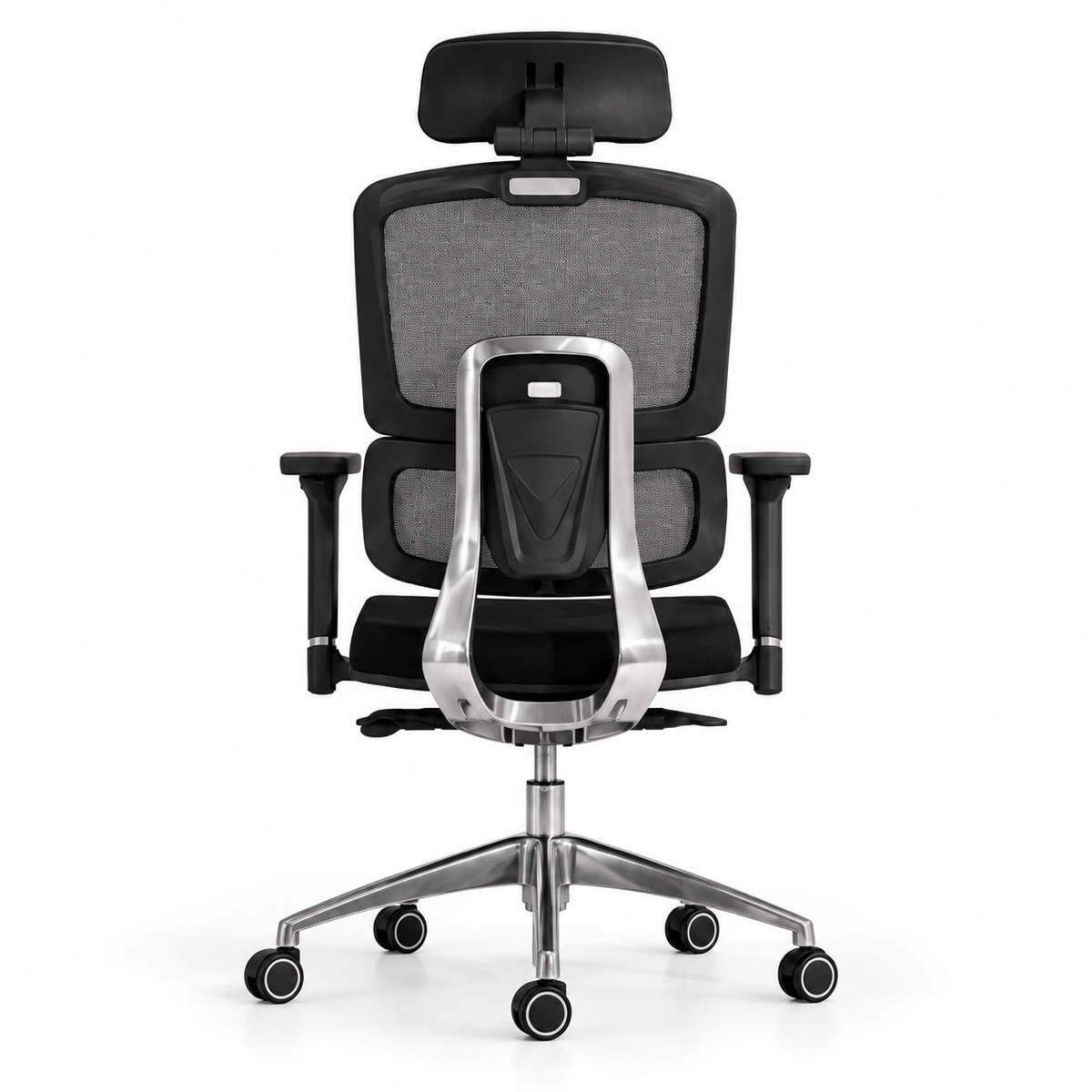 Chaise AVA noire, vue arrière