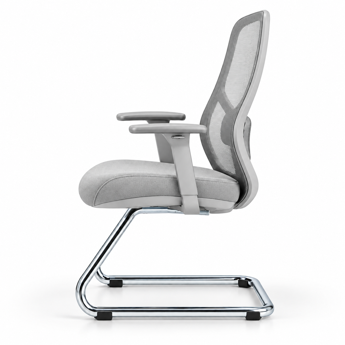 Chaise Apple luge blanc – vue de profil