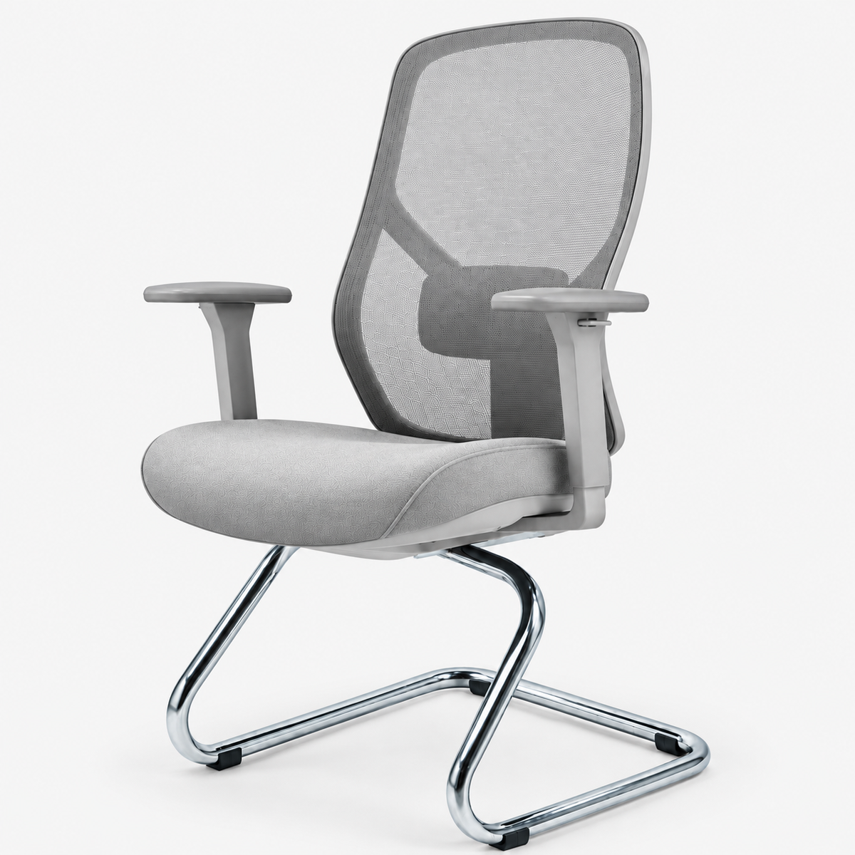 Chaise Apple luge blanc – vue de trois quarts