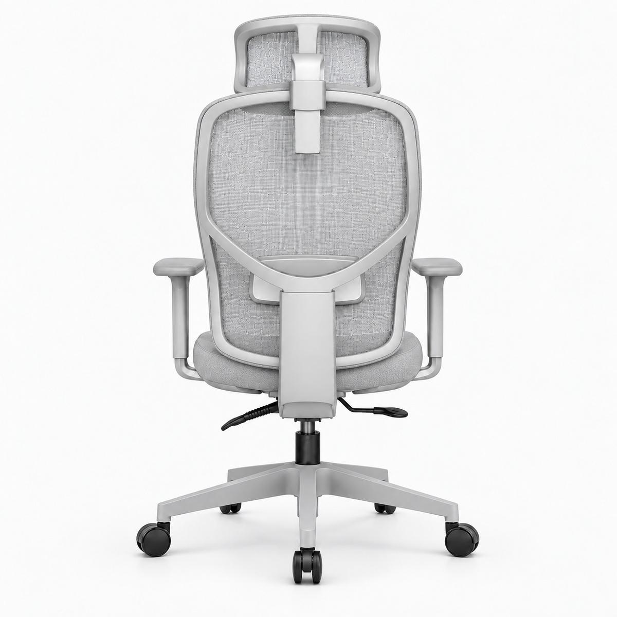 Chaise Apple président blanc – vue de arrière
