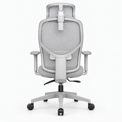 Chaise Apple président blanc – vue de arrière