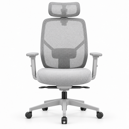 Chaise Apple président blanc – vue de face
