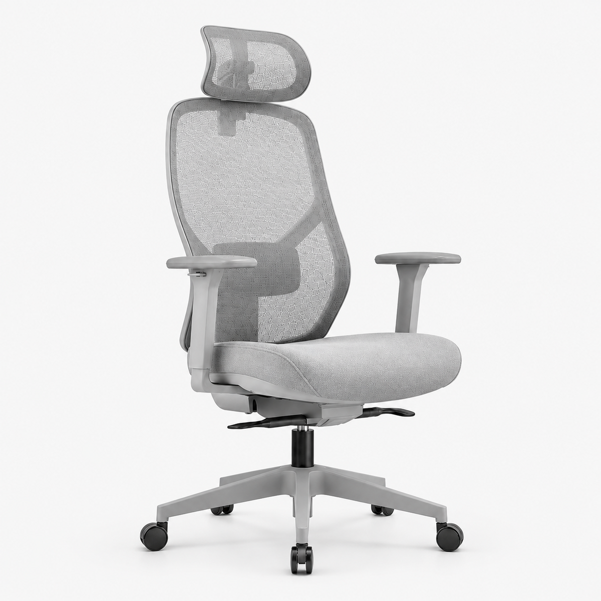 Chaise Apple président blanc – vue de trois quarts