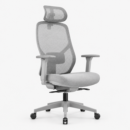 Chaise Apple président blanc – vue de trois quarts