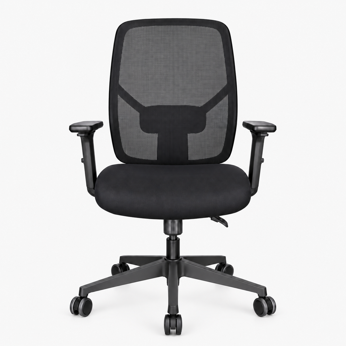 Chaise Apple Standard noire – vue de face