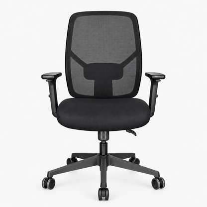 Chaise Apple Standard noire – vue de face