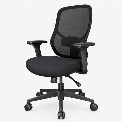 Chaise Apple Standard noire – vue de trois quarts
