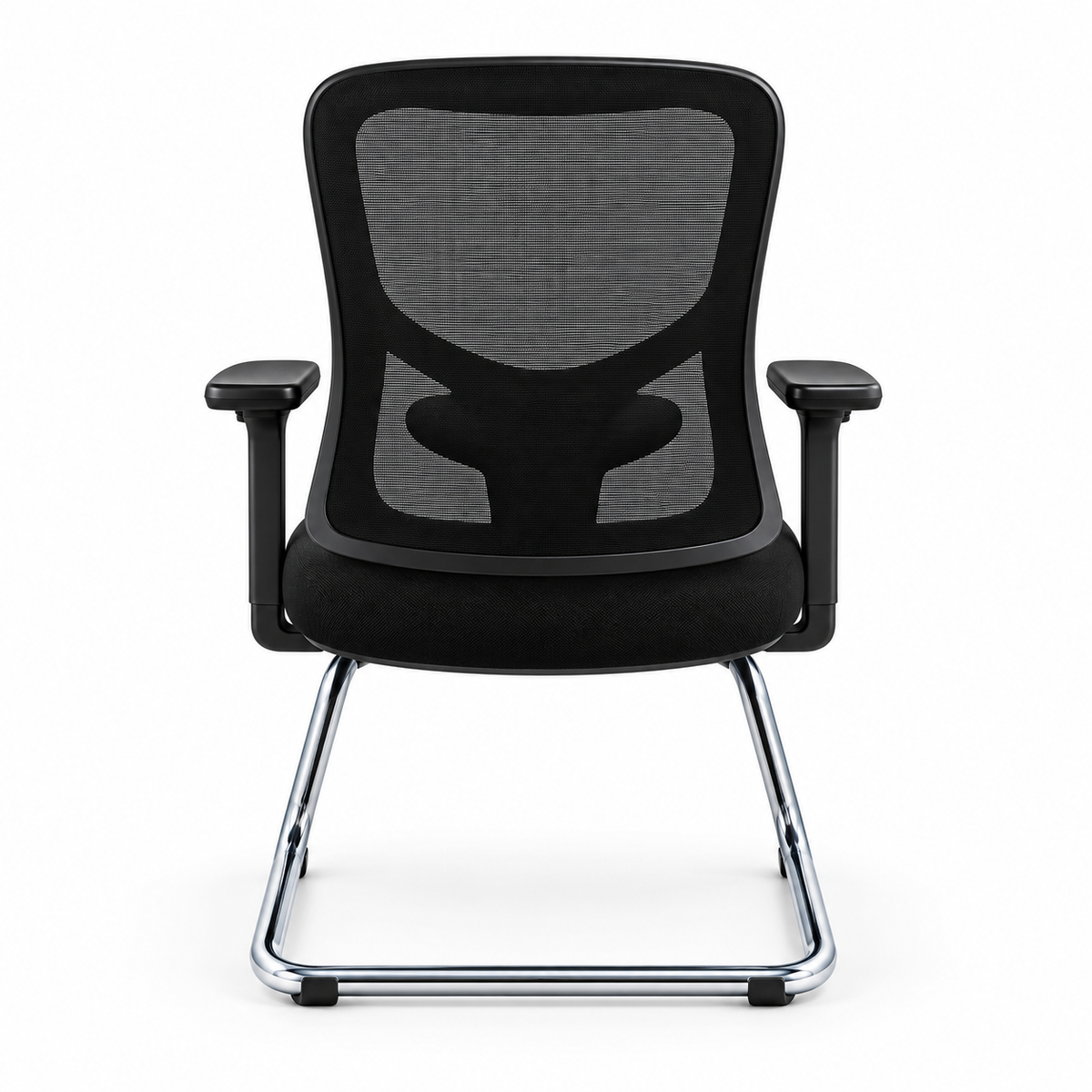 Chaise Sky luge noire – vue de arrière