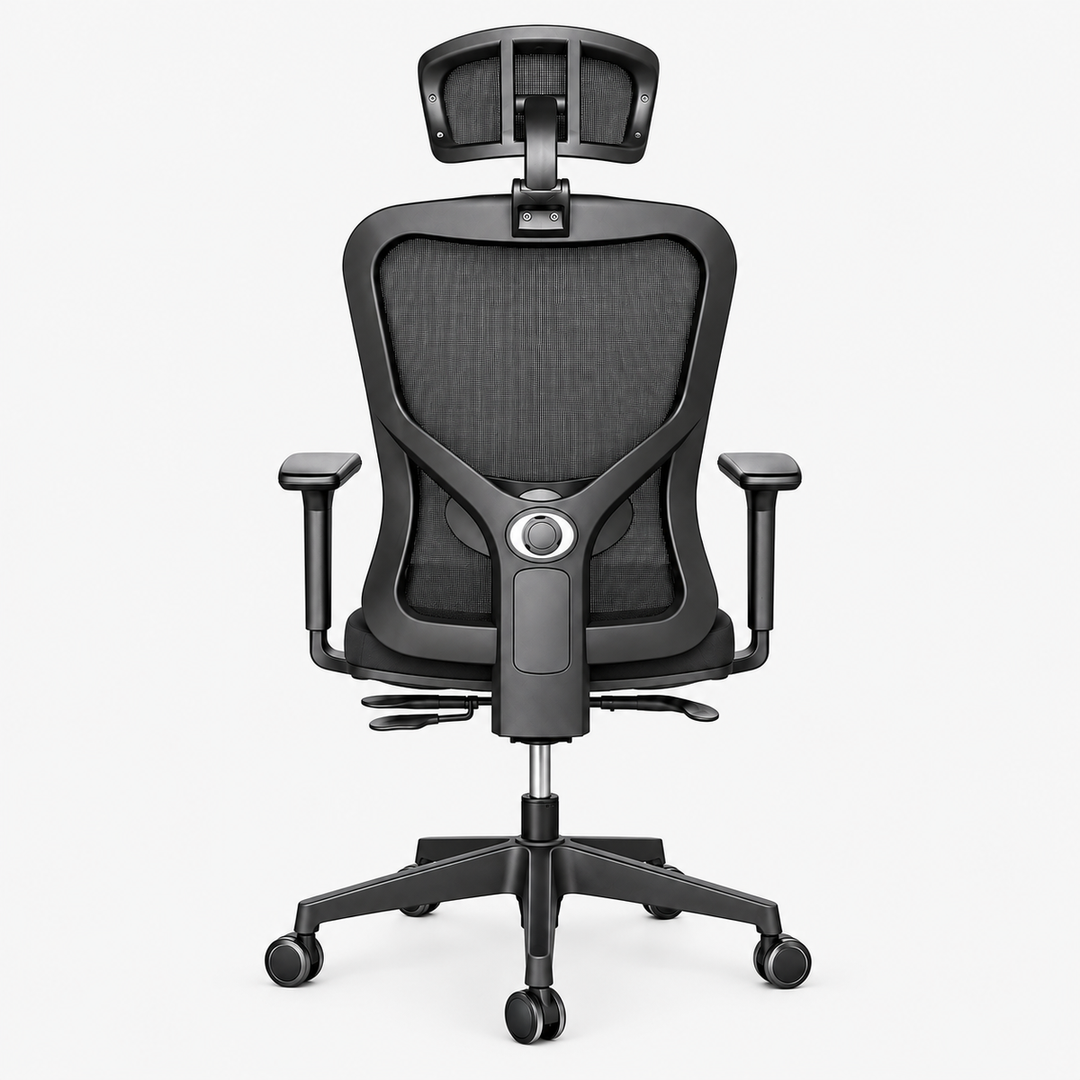 Chaise Sky president noire – vue de arrière