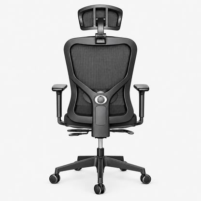 Chaise Sky president noire – vue de arrière