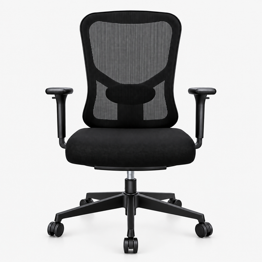 Chaise Sky Standard noire – vue de face